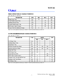 浏览型号W27C02的Datasheet PDF文件第7页