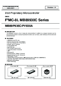 浏览型号MB89P935C的Datasheet PDF文件第1页