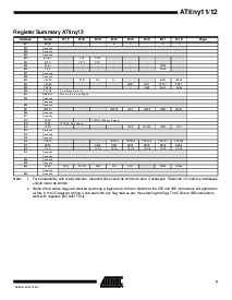 浏览型号ATTINY11_12的Datasheet PDF文件第7页