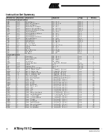浏览型号ATTINY11_12的Datasheet PDF文件第8页