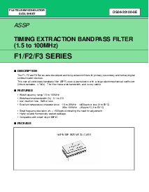 浏览型号F2 Series的Datasheet PDF文件第1页