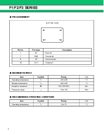 浏览型号F3 Series的Datasheet PDF文件第2页