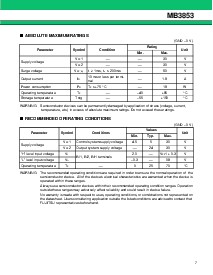 浏览型号MB3853的Datasheet PDF文件第7页