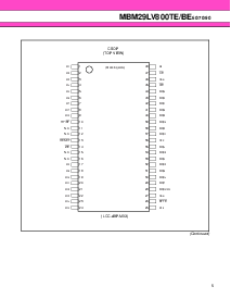 浏览型号MBM29LV800BE60的Datasheet PDF文件第6页