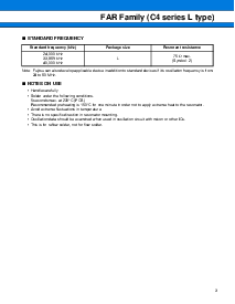 浏览型号FAR(C4 L type) Family的Datasheet PDF文件第3页