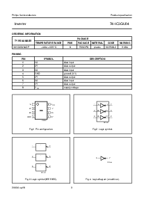浏览型号74HC3GU04的Datasheet PDF文件第3页