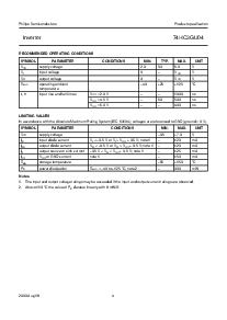 浏览型号74HC3GU04的Datasheet PDF文件第4页