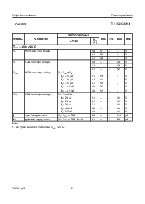 浏览型号74HC3GU04的Datasheet PDF文件第6页
