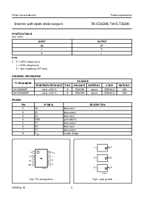 浏览型号74HC3G06的Datasheet PDF文件第3页