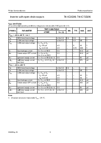浏览型号74HC3G06的Datasheet PDF文件第6页