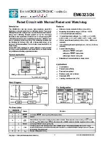 浏览型号EM6323 EM6324的Datasheet PDF文件第1页