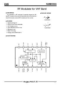 浏览型号NJM2536A的Datasheet PDF文件第1页