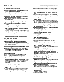 浏览型号ADSP-21365的Datasheet PDF文件第2页