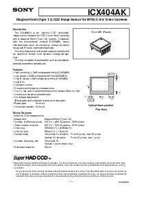 浏览型号ICX404AK的Datasheet PDF文件第1页
