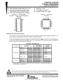 浏览型号sn74hc245n的Datasheet PDF文件第1页