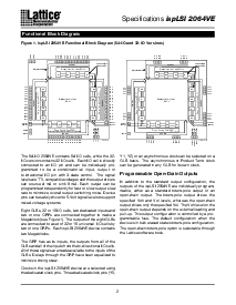 浏览型号ISPLSI2064的Datasheet PDF文件第2页