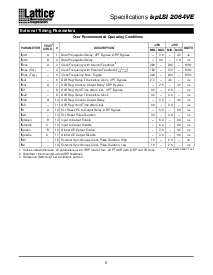 浏览型号ISPLSI2064的Datasheet PDF文件第5页