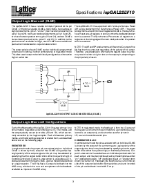 浏览型号ISPGAL22LV10-10LJ的Datasheet PDF文件第3页