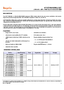 浏览型号HY57V561620BT-H的Datasheet PDF文件第2页