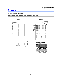 浏览型号w99688cbm3的Datasheet PDF文件第18页