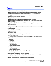 浏览型号w99688cbm3的Datasheet PDF文件第3页