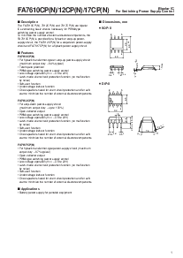 浏览型号fa7610的Datasheet PDF文件第1页