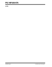 浏览型号pic16f676 pic16f630的Datasheet PDF文件第6页