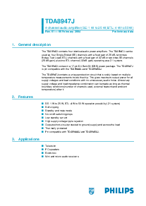 浏览型号TDA8947的Datasheet PDF文件第1页