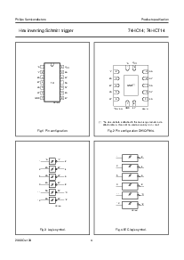 浏览型号74HCT14D的Datasheet PDF文件第4页