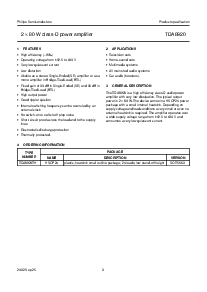 浏览型号TDA8920的Datasheet PDF文件第3页