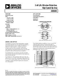 浏览型号AD8045的Datasheet PDF文件第1页