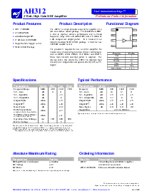 浏览型号AH312的Datasheet PDF文件第1页