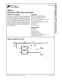 浏览型号LM3475的Datasheet PDF文件第1页