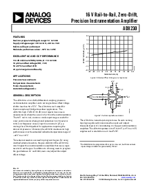 浏览型号AD8230的Datasheet PDF文件第1页