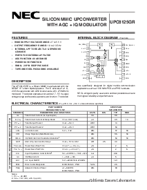 浏览型号UPC8125GR的Datasheet PDF文件第1页