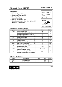 浏览型号sss3n90a的Datasheet PDF文件第1页