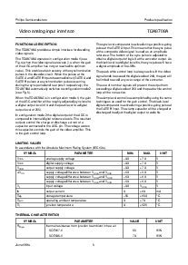 浏览型号TDA8708AT的Datasheet PDF文件第5页