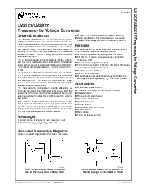 浏览型号LM2907N-8的Datasheet PDF文件第1页