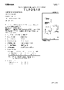 浏览型号TLP251F的Datasheet PDF文件第1页