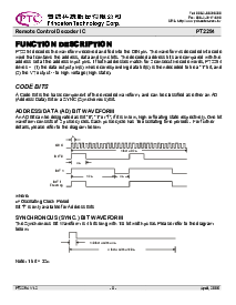 浏览型号PT2294的Datasheet PDF文件第5页