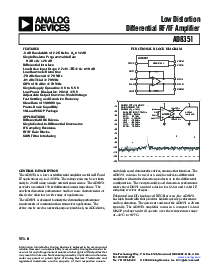 浏览型号AD8351ARM-R2的Datasheet PDF文件第1页