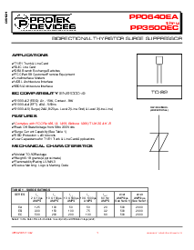 浏览型号P3100EA的Datasheet PDF文件第1页