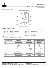 浏览型号MC34063的Datasheet PDF文件第5页