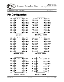 浏览型号PT2272-M6的Datasheet PDF文件第2页