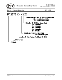 浏览型号PT2272-M6的Datasheet PDF文件第8页