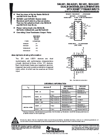 浏览型号SNJ54LS221FK的Datasheet PDF文件第1页