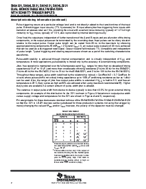 浏览型号SNJ54LS221J的Datasheet PDF文件第2页