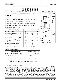 浏览型号2SK2996的Datasheet PDF文件第1页