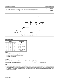 浏览型号HEF4052BT的Datasheet PDF文件第3页