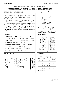 浏览型号TC74HC139AFN的Datasheet PDF文件第1页